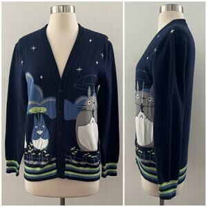 Her Universe My Neighbor Totoro Night Sky Cardigan Sweater Japanese Anime XXS